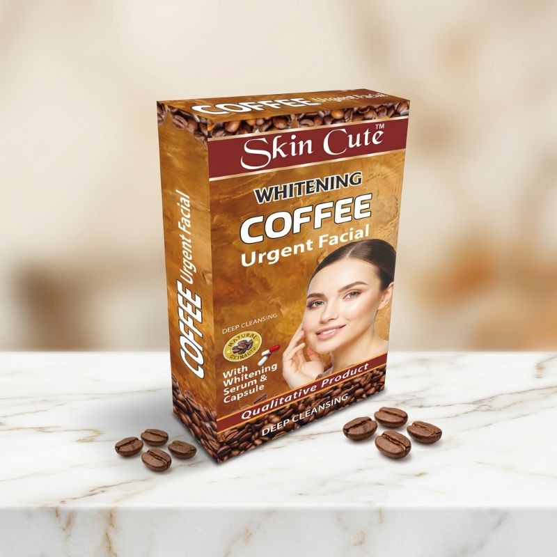 Skin Cute Whitening Coffee Urgent Facial 3 in 1