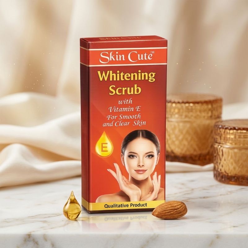 Skin Cute Whitening Scrub with Vitamin E