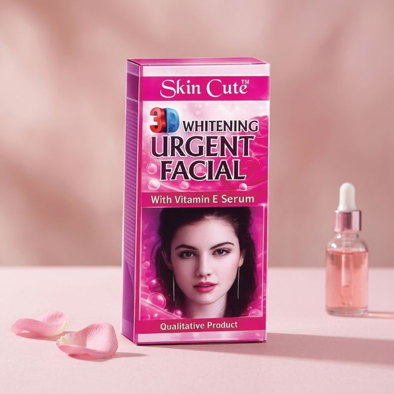 Skin Cute Whitening Urgent Facial With Vitamin E Serum