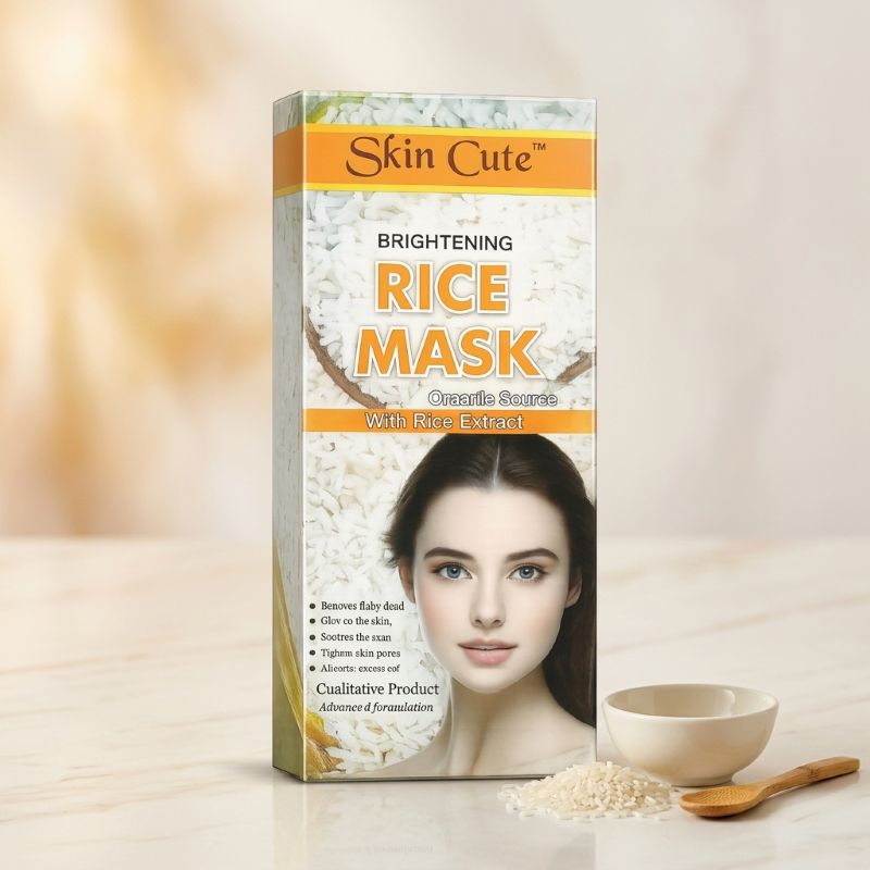 Skin Cute Brightening Rice Mask With Rice Extract
