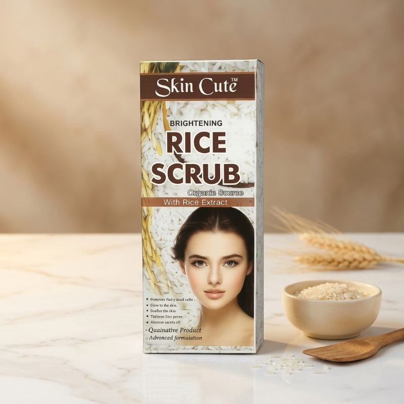 Skin Cute Brightening Rice Scrub With Rice Extract